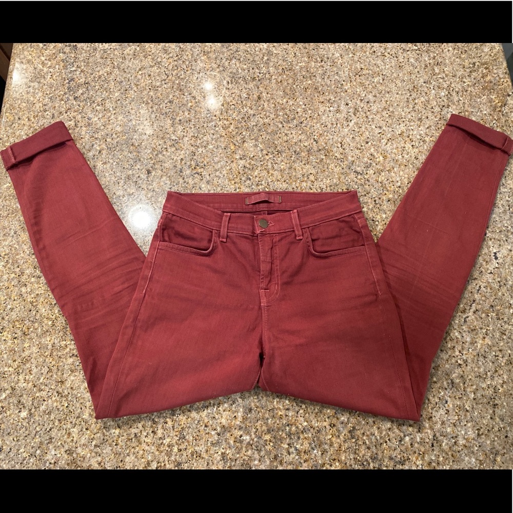 Maria Merlot J Brand Skinny Jeans